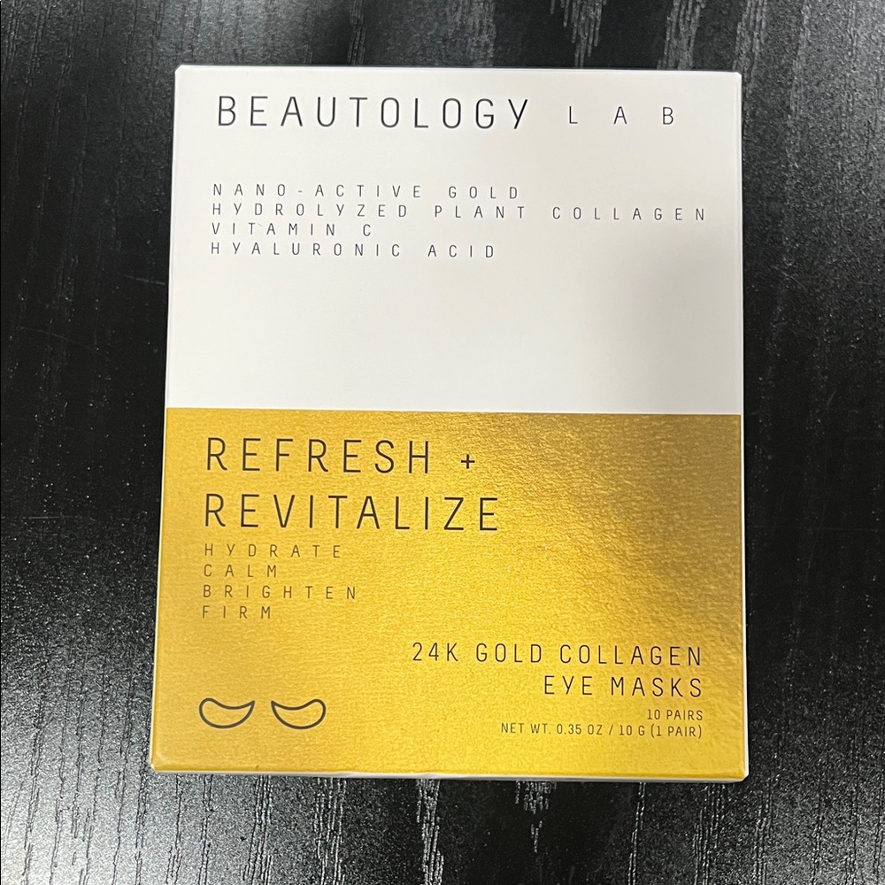 24K Gold Collagen Eye Masks by Beautology
